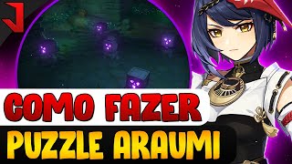 COMO FAZER O PUZZLE DOS 5 BLOCOS ELECTRO DE ARAUMI  GENSHIN IMPACT [upl. by Manley]