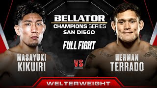 Masayuki Kikuiri vs Herman Terrado  Bellator San Diego [upl. by Nilatak]