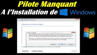 RÉSOUDRE quotPILOTE MÉDIA MANQUANT À LINSTALLATION DE WINDOWS 1011quot [upl. by Amado]