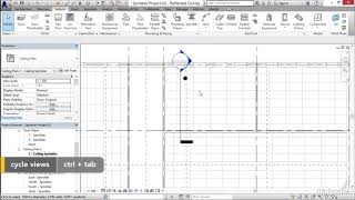 Revit Fire Protection tutorials 06 02 Adding sprinkler heads [upl. by Jacky]