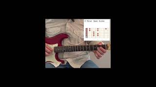 How To Play A Minor or Am Open Scale shorts guitarlesson guitartutorial [upl. by Adniled]