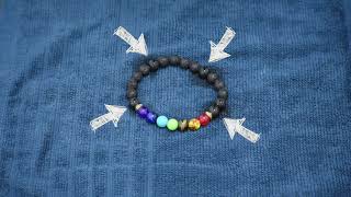 Correct Way To Use Our 7 Chakra Bracelet Together With Our Essential Oils [upl. by Aicala653]