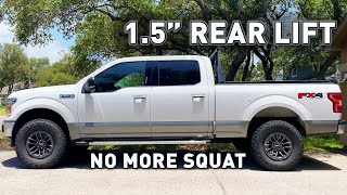 I Installed 3 Inch Rear Lift Blocks on my 2018 Ford F150 [upl. by Vaclav]