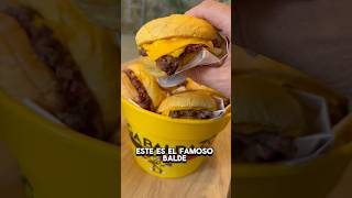 Mega baldazo de hamburguesas hamburguesa [upl. by Yadsnil]