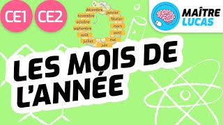 Les mois de lannée CE1  CE2  Cycle 2  Questionner le monde  Se repérer dans le temps [upl. by Rosario]