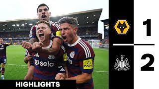 Wolves 1 Newcastle United 2  Premier League Highlights [upl. by Apgar]