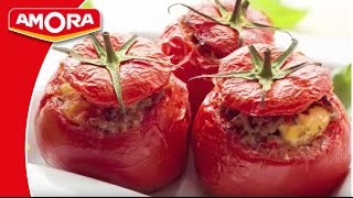 Recette de Tomates farcies  Amora [upl. by Neeliak]