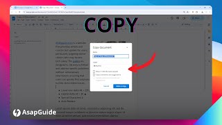 How To Duplicate A Page In Google Docs [upl. by Licht]