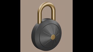 Blender 42  Stylized Lock [upl. by Olmsted]