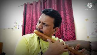 🎶🎵 SNEHATHIN POONCHOLA🎵🎶 Cover version on Bamboo Flute Played by PRATHEESH SIDHI P [upl. by Wynny]