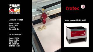 Trotec Laser Engraving amp Cutting PBLT15 [upl. by Dias]