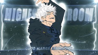 HIGHEST IN THE ROOM💧  Gojo Manga Animation EditAMV 4K [upl. by Papert58]