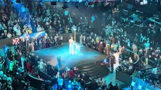 WWE Hall Of Fame 2024 Ceremony The Rock Entrance [upl. by Norvall]