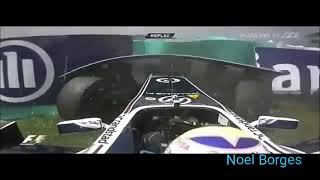 Formula 1 Accidentes Pastor Maldonado 2011  2015 [upl. by Ahsac741]