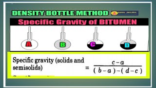 Bitumen Specific Gravity Test Procedure amp Format [upl. by Hufnagel]