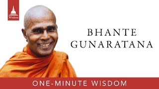 OneMinute Wisdom Bhante Gunaratana on Bowing to the Buddha [upl. by Bolton]