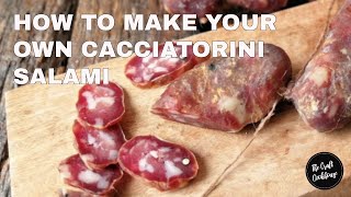 NEW Super Easy Recipe for Cacciatorini SalamiNO Nitrates NO grinder no sausage stuffer 2021 [upl. by Lletnahc]