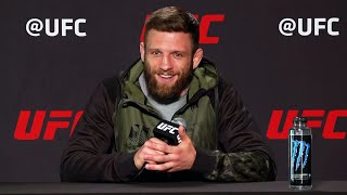 Calvin Kattar Reflects on Max Holloway Fight amp Predicts Patriots vs Bills  UFC Vegas 46 [upl. by Sorensen]