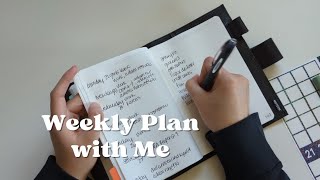 weekly plan with me  b6 Stalogy  minimal planner  minimalist planner  Nicole Makes Plans [upl. by Leifeste582]