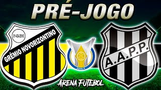 NOVORIZONTINO x PONTE PRETA Campeonato Brasileiro  Narração [upl. by Susy]