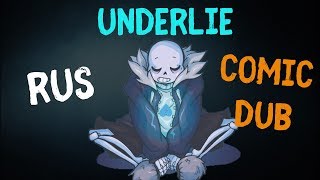 Undertale  Underlie Movie Rus Undertale Comic Dub [upl. by Lilias]