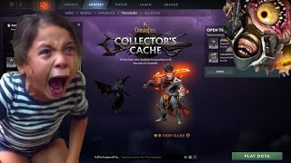 Dota 2  Opening Collectors Cache until I get Pudge  Mass Giveaway [upl. by Ahsilrak]