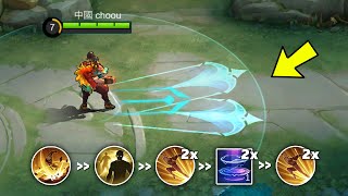 TRIPLE DASH  TRIPLE RECALL CHOU GAMEPLAY  Mobile Legends [upl. by Brant]