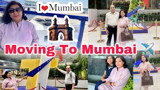 vlog Moving to Mumbai Finally 😍✈️ Goodbye Hisar ❤️ mumbai yt trending trendigvlog [upl. by Jaime423]