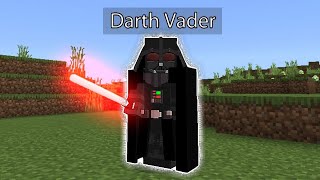 Darth Vader mod for Minecraft Bedrock Edition 12130 [upl. by Lehsar397]