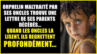 Un orphelin maltraité par ses oncles trouve une lettre de ses parents décédés Lorsquil découvre [upl. by Eillime]