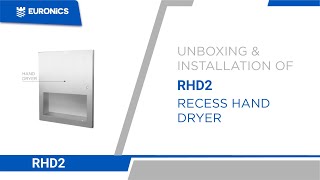 Installation of Hand Dryer  RHD2 [upl. by Caz]