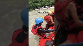 Rafting accident sukute river travel dengerous shorts rafting video [upl. by Og296]