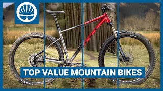 We Tested 4 Great Value Mountain Bikes  Specialized Vitus Cannondale amp Merida Hardtails Reviewed [upl. by Ocirderf]