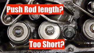 Checking Push Rod length SBC Quick Check [upl. by Molahs]