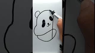 panda drawing [upl. by Mailliwnhoj]