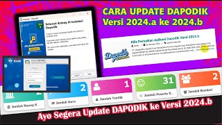 Cara Update Perbaruan Aplikasi Dapodik versi 2024a ke Versi 2024b [upl. by Katsuyama]