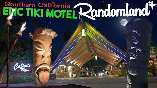 Epic Tiki Motel in Southern California Full tour and stay at Caliente Tropics Resort [upl. by Sukramal]