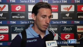 L analisi di Lucas Biglia nel post partita di GenoaLazio [upl. by Doughty]