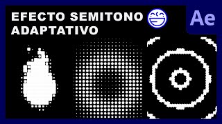 Aprende a hacer efecto semitono adaptativo  After Effects [upl. by Trebron]