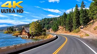 Montana Scenic Mountain Drive to Glacier National Park 4K [upl. by Akit568]