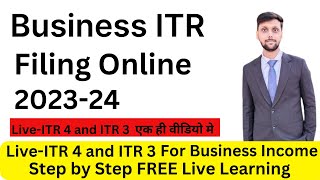 Business ITR Filing 202324  How to file ITR For Company  ITR Filing For company [upl. by Leitnahs444]