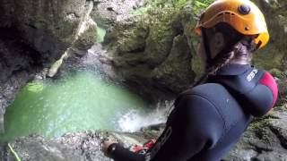 Bled Canyoning  Cliff Diving in Grmecica Canyon by LIFE Adventures Slovenia [upl. by Jevon2]