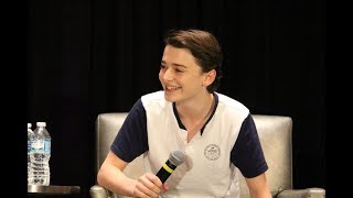 Noah Schnapp QampA Session at Comic Con Chicago [upl. by Ennad]