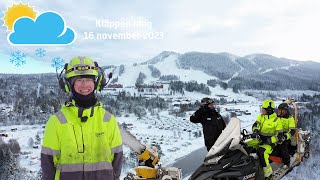 ☀️🌨️Kläppen Idag 16 november 2023 [upl. by Eldoria]