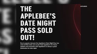 Applebees Date Night Passes sell out [upl. by Funk]