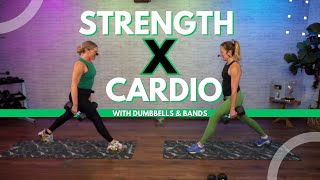 40 Min Cardio amp Weights Combo Workout BURN CALORIES [upl. by Odlauso540]