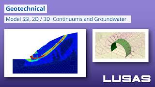 In short Geotechnical improvements in LUSAS version 21 [upl. by Maibach22]