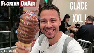 Une GLACE XXL trempée dans du CHOCOLAT  VLOG 413 [upl. by Nodnnarb]