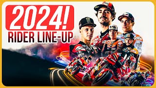 MotoGP 2024 Lineup  The Complete Grid Details  MotoGP 2024 [upl. by Aicnelav]