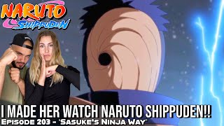 HOPE IS LOST FOR SASUKE Girlfriends Reaction Naruto Shippuden Episode 203 [upl. by Jael]